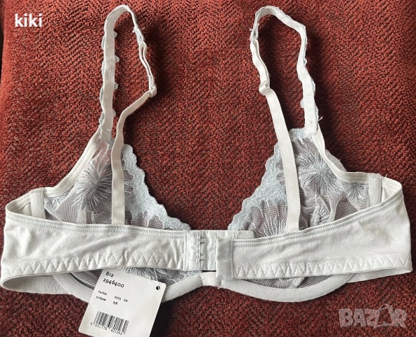 Wolff 75 B Дамски светло син дантелен сутиен , снимка 2 - Бельо - 53391795