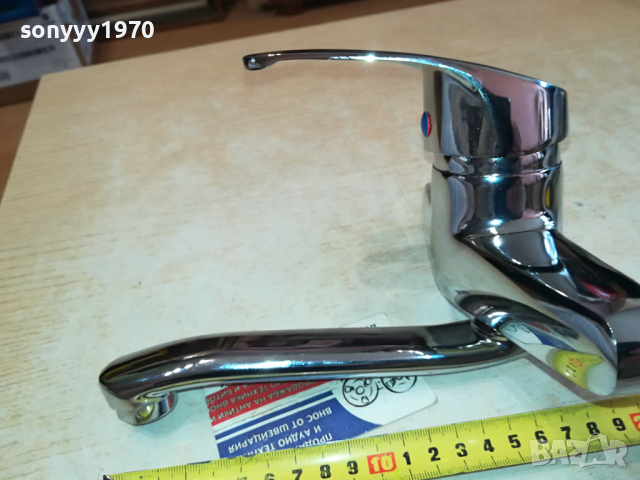 ЧЕШМА СМЕСИТЕЛ ЗА СТЕНА С ДОЛЕН ЧУЧУР 2103241110, снимка 3 - Смесители - 44874754