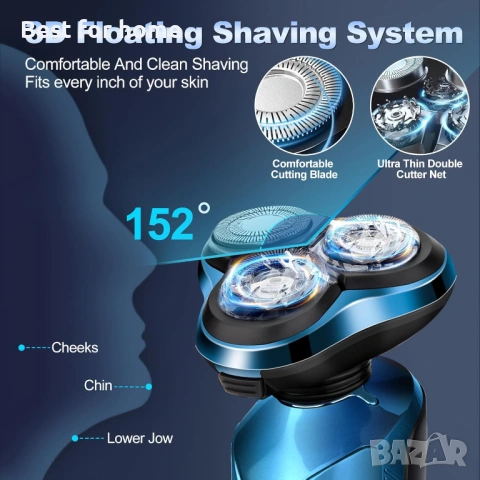 Електрическа самобръсначка за мъже, снимка 3 - Друга електроника - 53063547