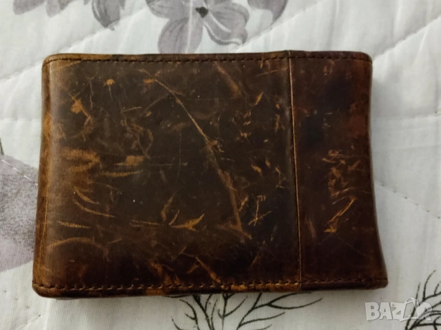 Естествена кожа - мъжки портфейл cobbler legend, снимка 2 - Портфейли, портмонета - 52146187
