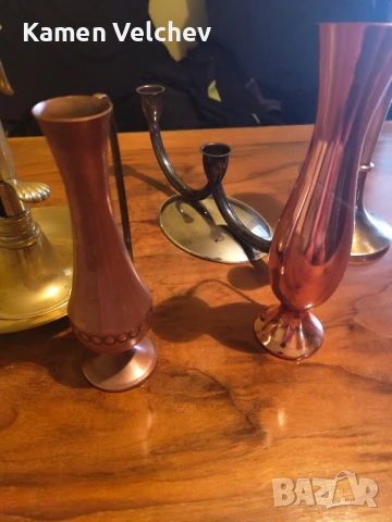 лот от свещници и канички...