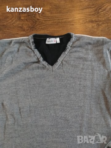 eisbär 100% merino wool mens knitwear - мъжки мериновул пуловер КАТО НОВ Л, снимка 4 - Пуловери - 43526905