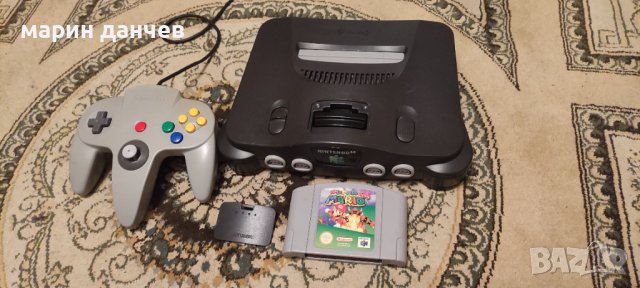 Nintendo 64 mario, снимка 1 - Nintendo конзоли - 43780452