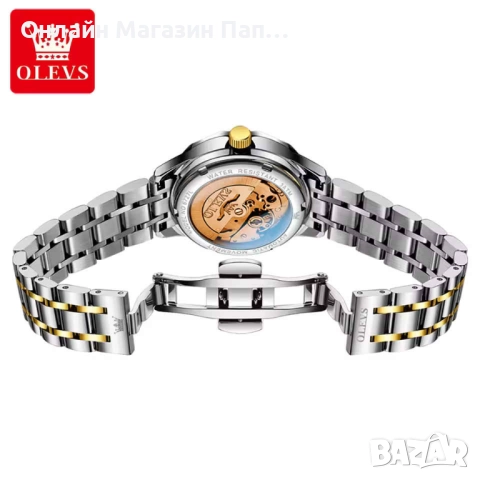 OLEVS 6727 Дамски Луксозен Автоматичен Часовник, снимка 5 - Дамски - 52428159