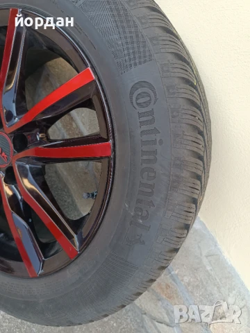 Алуминиеви джанти MAK 5/100/16.с нови гуми Continental 195/65/16, снимка 3 - Гуми и джанти - 50758216