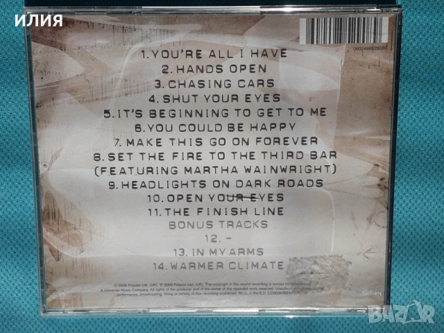 Snow Patrol – 2006 - Eyes Open(Indie Rock), снимка 5 - CD дискове - 44866233