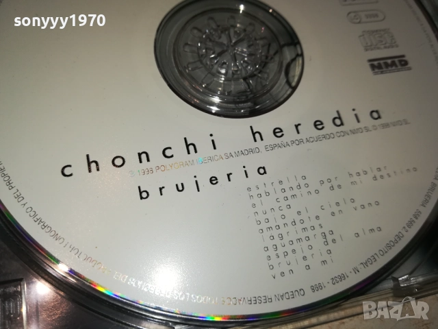 CHONCHI HEREDIA CD 1310250623, снимка 11 - CD дискове - 52032813