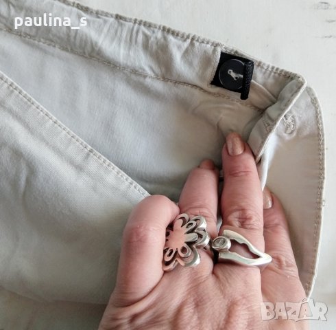 Еластични дънкови бермуди за бременност "Н&М"®, снимка 4 - Дрехи за бременни - 28729568