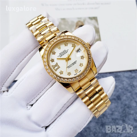 Дамски часовник Rolex Lady-Datejust 31 с автоматичен механизъм, снимка 2 - Дамски - 50752330