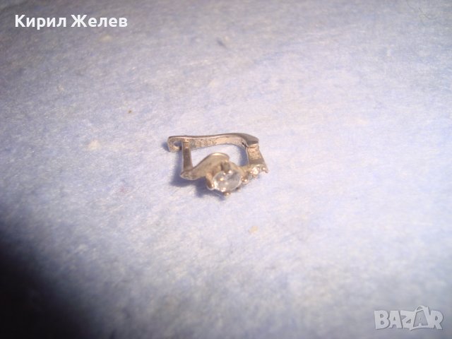 СТАРА СКЪПОЦЕННА СРЕБЪРНА ОБЕЦА МАРКИРОВКИ СРЕБРО 925 АНГЛИЯ ЮВЕЛИРНА ИЗРАБОТКА 26975, снимка 4 - Обеци - 36817819