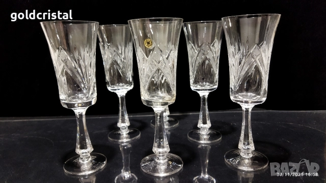 кристални чаши 