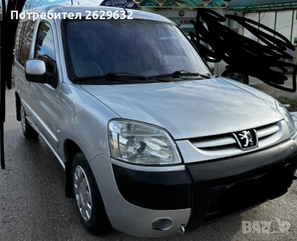 Пежо Партнер 1.6 HDI 2007г, снимка 4 - Автомобили и джипове - 43646135