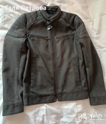 Уникално дамско кожено яке, еко кожа