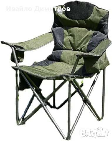 Сгъваем къмпинг стол, Камуфлаж, снимка 5 - Къмпинг мебели - 49633376