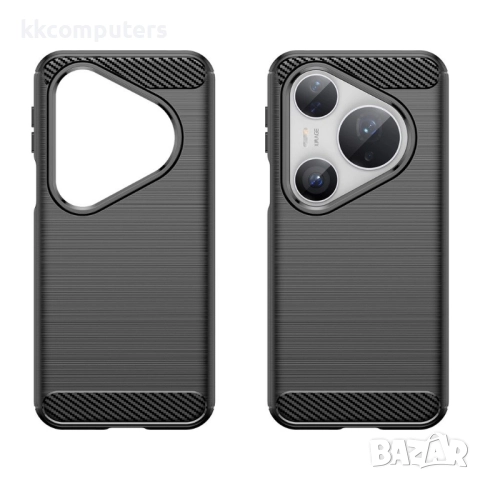 Huawei Pura 80 Pro / Pura 80 Pro+ Удароустойчив Carbon Fiber Калъф и Протектор, снимка 4 - Калъфи, кейсове - 51804646