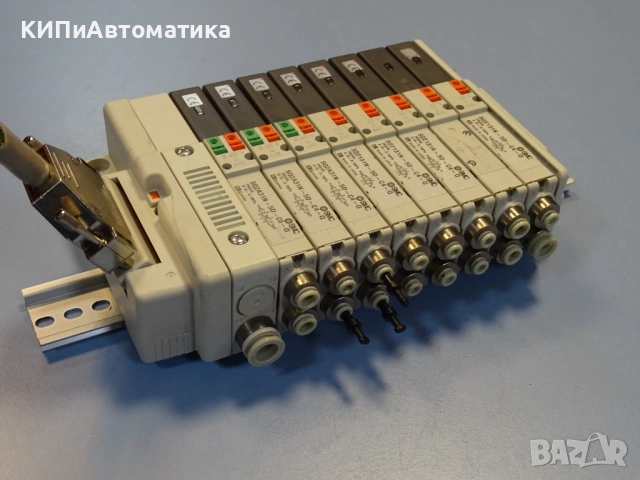 пневматичен терминал SMC SQ2-F(SD4895) 8-port Solenoid Valve, снимка 8 - Резервни части за машини - 53151397