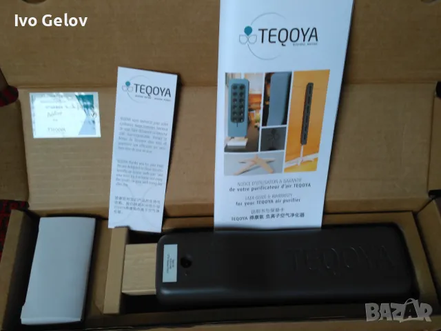 Йонизатор за въздух TEQOYA-200, снимка 5 - Овлажнители и пречистватели за въздух - 49140124