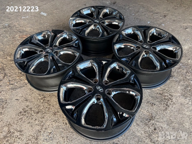 4 броя алуминиеви джанти за Hyundai IX35, KONA,IONIQ,Elantra,TUCSON 17, снимка 7 - Гуми и джанти - 53165020