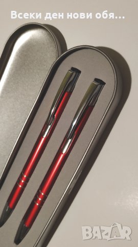 Луксозен комплект - химикал и тънкописец в метална кутия , снимка 17 - Други - 28898116