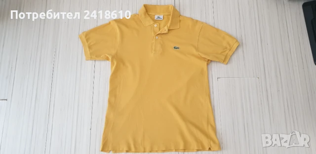 Lacoste Pique Cotton Mens Size 3 - S - ОРИГИНАЛНА Тениска!, снимка 7 - Тениски - 50697627