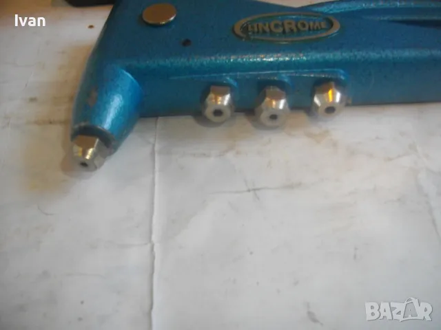 НОВА НЕМСКА СТАРО КАЧЕСТВО РЪЧНА НИТАЧКА ЗА ПОП-НИТ 2-5мм ВИСОК КЛАС ПРОФИ LINCROME ПЪЛЕН КОМПЛЕКТ, снимка 12 - Други инструменти - 49733226