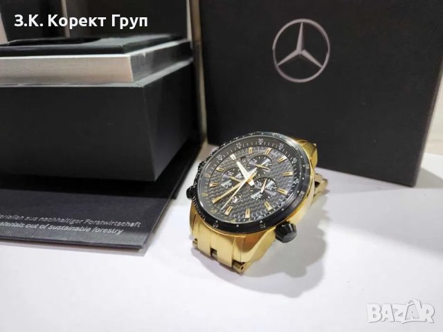 Мъжки хронографен часовник Mercedes-Benz Gold