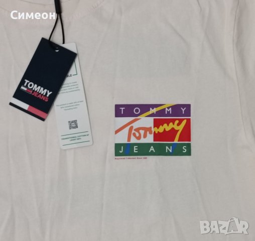Tommy Jeans T-Shirt оригинална тениска XL памучна фланелка, снимка 3 - Тениски - 43501552