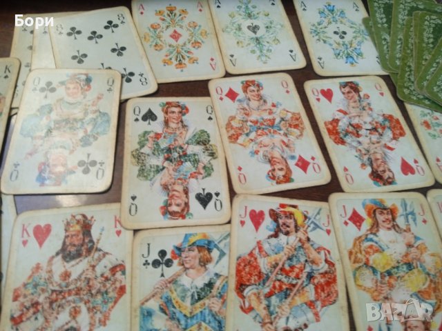Rokoko ГДР стари карти зелен гръб, снимка 9 - Карти за игра - 39677094