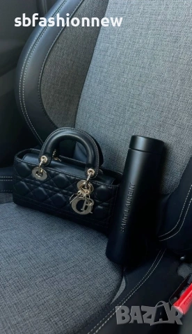 Dior черна чанта, снимка 8 - Чанти - 53273764