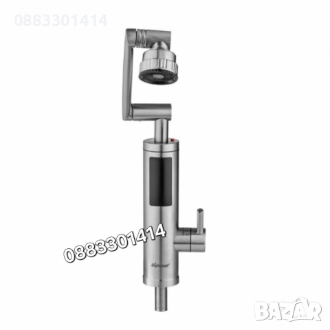 Смесител с нагревател, Водонагревател DIPLOMAT QF-919S с огъващ чучур, снимка 3 - Бойлери - 52516347