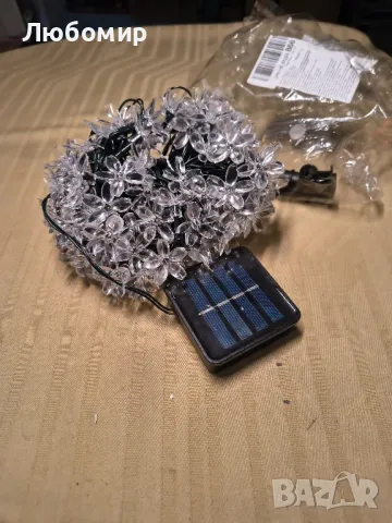 Слънчеви цветни приказни светлини на открито, 14 м 120 LED водоустойчиви приказни светлини

, снимка 7 - Други - 49822780