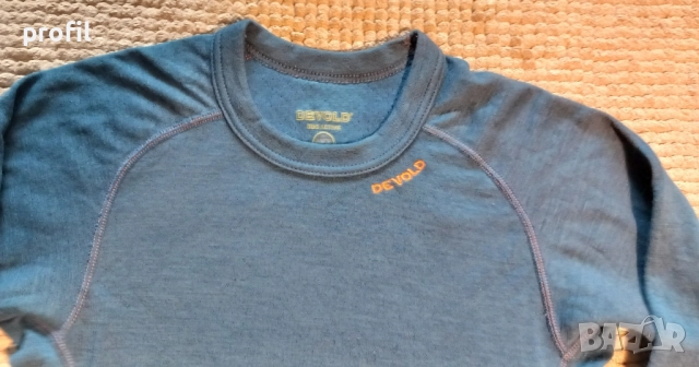 Devold мерино детска термо блуза 12+, снимка 4 - Детски Блузи и туники - 52387970