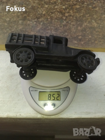 Камион чугунена фигура статуетка, снимка 6 - Антикварни и старинни предмети - 53448882