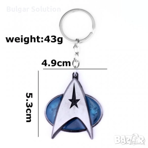 Star-Trek-Enterprise ключодържател - Междузвезден кораб Ентърпрайз от Стар Трек, снимка 7 - Колекции - 52597784