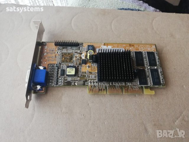  Видео карта NVidia GeForce 2 Asus V7100 PURE 32MB AGP, снимка 5 - Видеокарти - 36903086