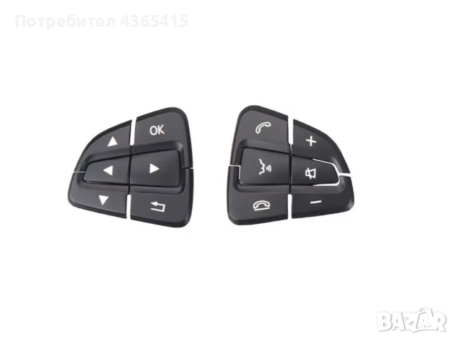 Капачета за бутони на волан за Mercedes B-Class W246 Facelift (2014-2018)- 0999050600 