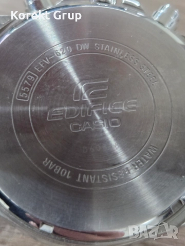 Мъжки часовник Casio Edifice Chronograph EFV-620D-1A2, снимка 7 - Мъжки - 52831797