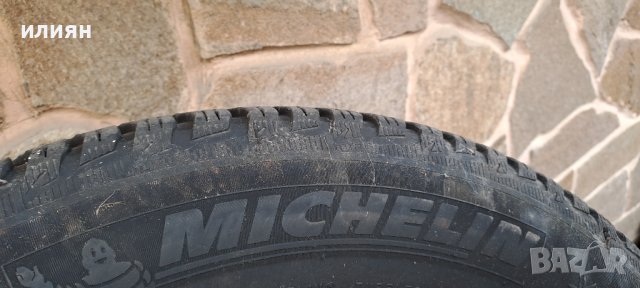 2бр зимни гуми 205 55 16 Michelin dot 2017, снимка 5 - Гуми и джанти - 43061982