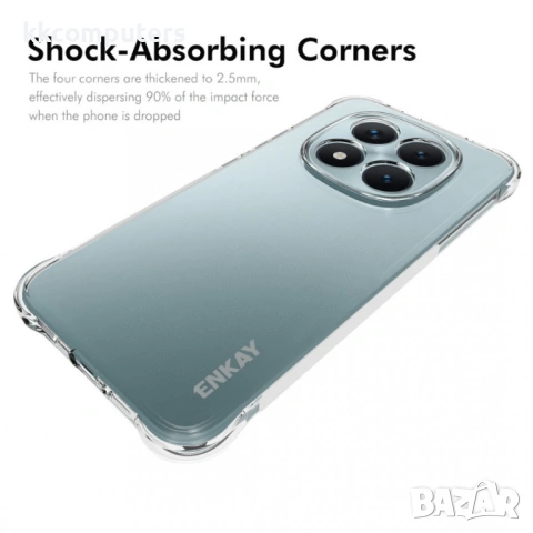 Прозрачен калъф ENKAY HAT PRINCE за Xiaomi Redmi Note 15 Pro+ 5G (Global) / Xiaomi Poco M8 Pro 5G - , снимка 2 - Калъфи, кейсове - 53285791