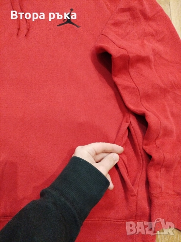 Nike air jordan fleece горнище мъжка оригинален , снимка 9 - Спортни дрехи, екипи - 52695870