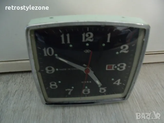 № 7882 стар настолен китайски часовник  - механичен - работещ / профилактиран / , снимка 4 - Други ценни предмети - 49142038