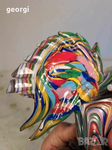 стъклен петел Murano, снимка 8 - Декорация за дома - 50837765