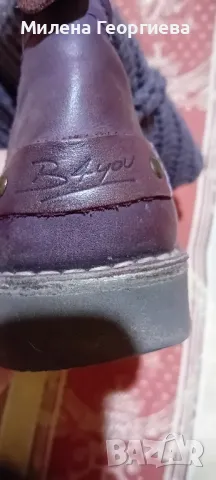 Страхотни лилави ботуши , снимка 4 - Дамски ботуши - 48857765