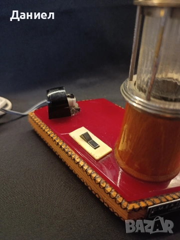 Стара соц лампа , снимка 4 - Антикварни и старинни предмети - 53358972