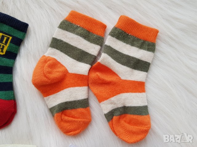 Бебешки чорапи 0-6 месеца, снимка 3 - Бебешки чорапи - 28438697