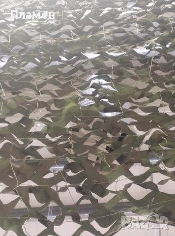 Камуфлажна мрежа тента, засенчващо покривало за сянка сенник 2х3 м., снимка 5 - Градински мебели, декорация  - 39922593
