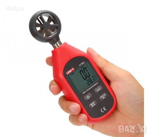 Цифров анемометър UT-363, измерване на скорост и температура на въздуха, снимка 3 - Други инструменти - 32416935