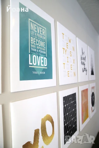 3 броя персонализирани с ваша буква pvc пана 5мм за детска стая, синий трактор, , снимка 4 - Други - 50888802