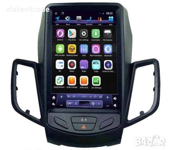 FORD FIESTA 2009 - 2016 ВЕРТИКАЛНА АНДРОИД НАВИГАЦИЯ, 9717, снимка 6 - Навигация за кола - 38061204