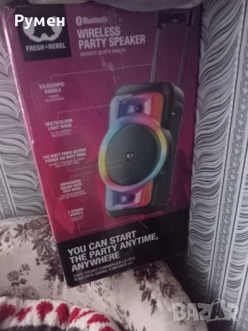 Блутут колана Fresh 'n Rebel Wireless Party Speaker 1APS100L 160w 